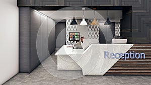 Funland Reception 3d render design using Lumion Ã¢â¬â Interior